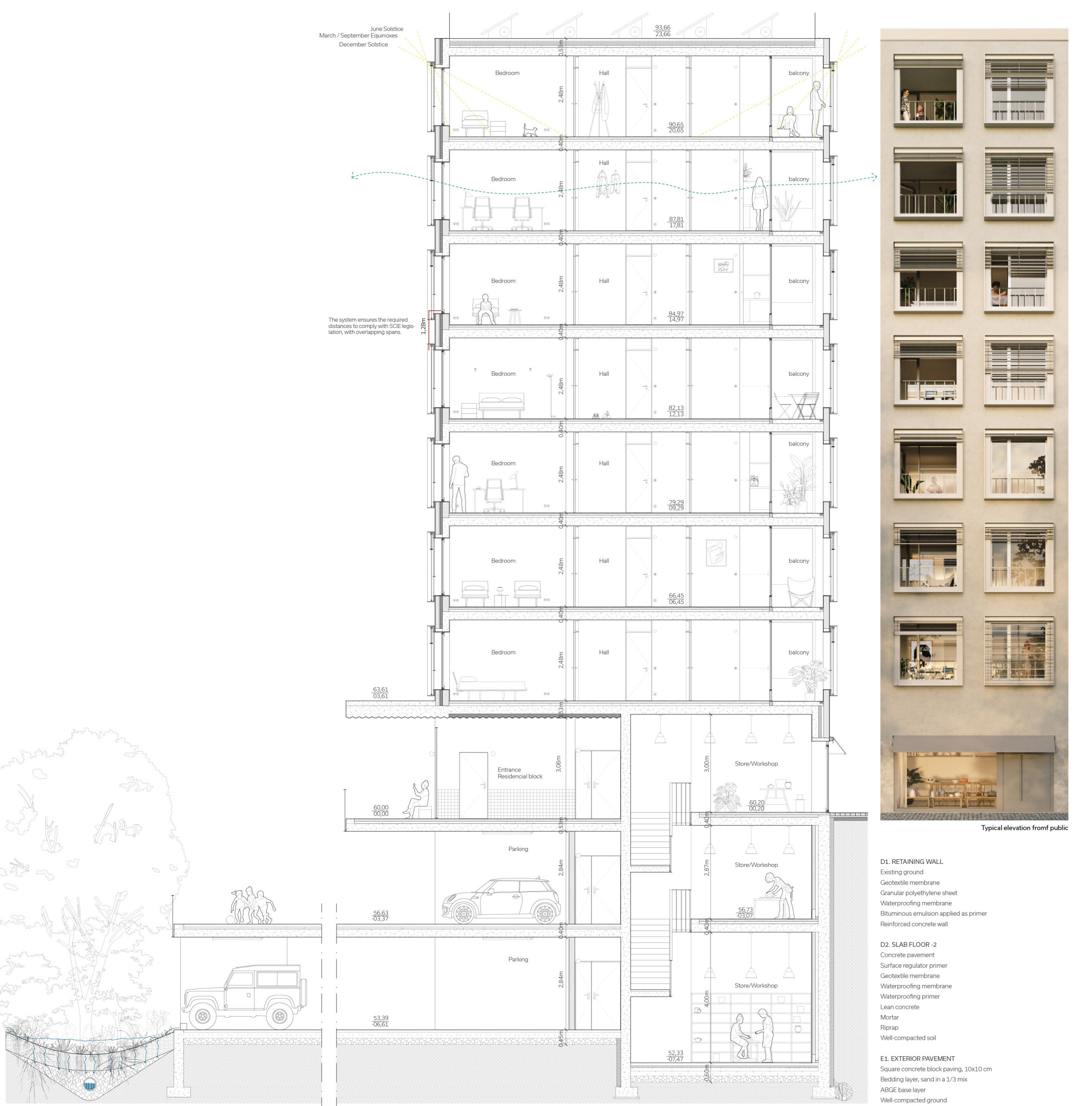 Construction section